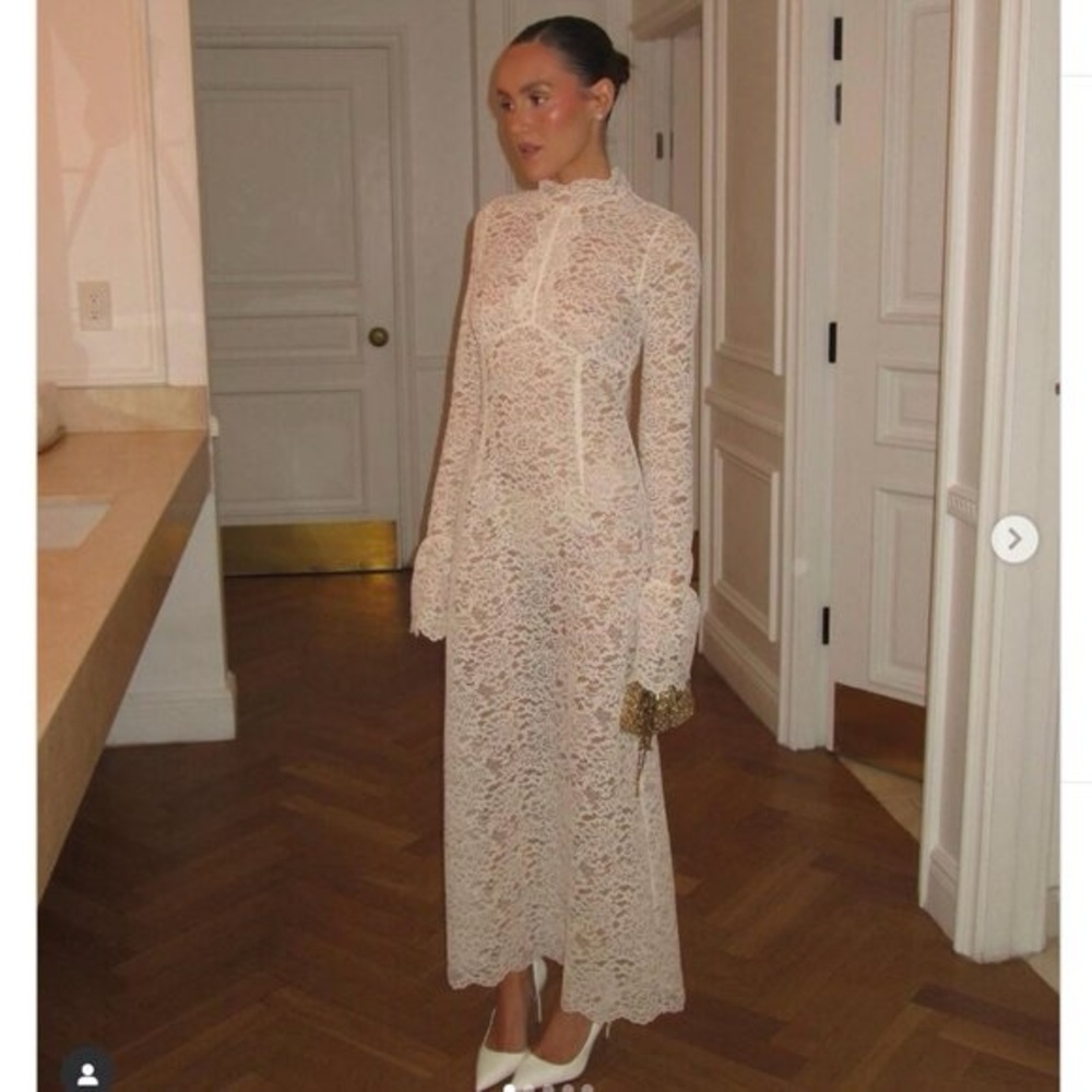 Lace White Dress - never worn